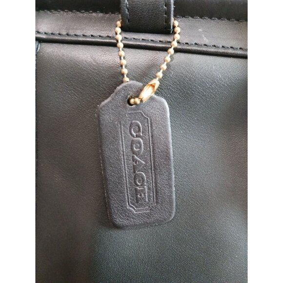 Coach Vtg Leather Handbag Weston Shopper Bag No. 9021 With Gold Hardware - Picture 7 of 12